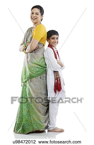 Gujarati mother and son View Large Photo Image Stock Image - Gujarati mother and son . Fotosearch