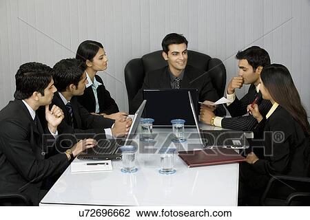 In a meeting View Large Photo Image Stock Image - In a meeting . Fotosearch