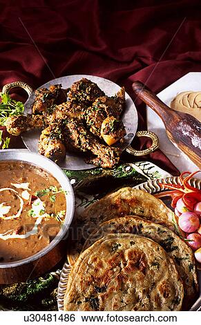 Indian food View Large Photo Image Stock Photograph - Indian food . Fotosearch