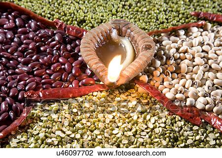 Stock Image - Indian pulses . Fotosearch