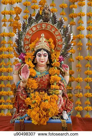 Stock Photo - Lakshmi idol . Fotosearch