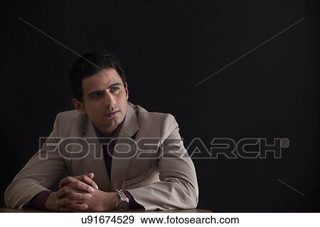 Man thinking View Large Photo Image Stock Photo - Man thinking. Fotosearch