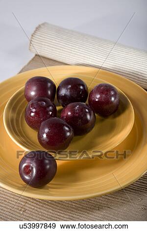 Stock Photo - Plums . Fotosearch