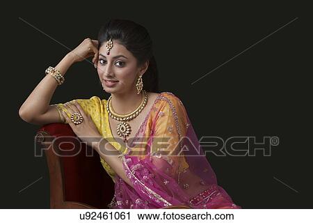 Portrait of a beautiful bride smiling View Large Photo Image Stock Image - Portrait of a beautiful bride smiling. Fotosearch
