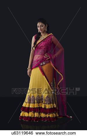 Stock Photograph - Portrait of a beautiful bride. Fotosearch