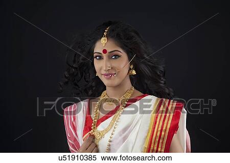 Portrait of a Bengali woman View Large Photo Image Stock Photography - Portrait of a Bengali woman. Fotosearch