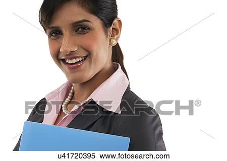 Portrait of a businesswoman smiling View Large Photo Image Stock Photography - Portrait of a businesswoman smiling . Fotosearch