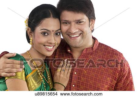 Picture - Portrait of a couple . Fotosearch