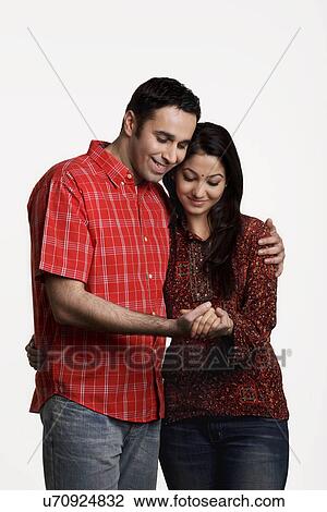 Stock Image - Portrait of a couple . Fotosearch