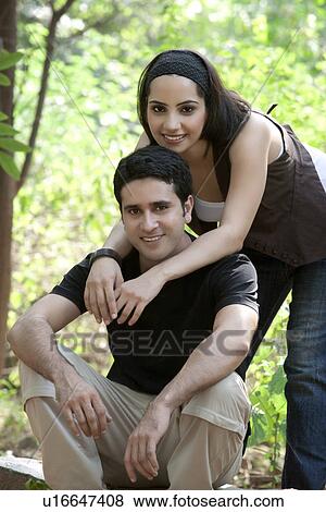 Stock Photo - Portrait of a couple . Fotosearch
