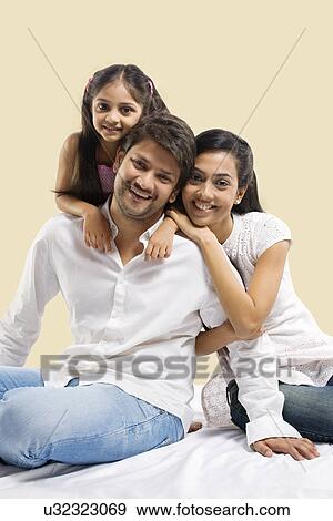 Portrait of a family View Large Photo Image Stock Photo - Portrait of a family . Fotosearch