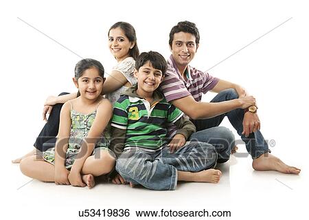 Portrait of a family View Large Photo Image Stock Photograph - Portrait of a family . Fotosearch