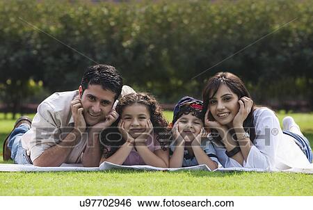 Portrait of a family View Large Photo Image Stock Photograph - Portrait of a family . Fotosearch