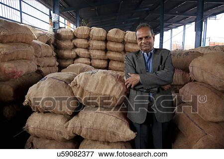 Portrait of a food merchant View Large Photo Image Stock Photo - Portrait of a food merchant . Fotosearch