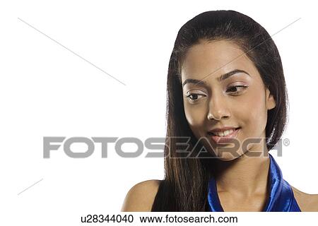 Stock Image - Portrait of a girl . Fotosearch