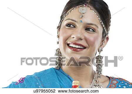 Portrait of a Gujarati woman View Large Photo Image Stock Image - Portrait of a Gujarati woman . Fotosearch
