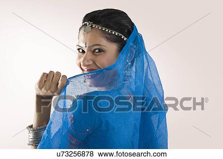 Portrait of a Gujarati woman View Large Photo Image Stock Photo - Portrait of a Gujarati woman . Fotosearch