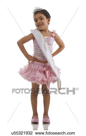 Portrait of a little beauty queen View Large Photo Image Stock Image - Portrait of a little beauty queen . Fotosearch