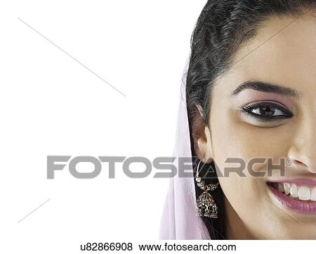 Portrait of a Muslim woman View Large Photo Image Stock Photo - Portrait of a Muslim woman . Fotosearch