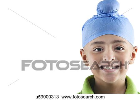 Portrait of a Sikh boy View Large Photo Image Stock Image - Portrait of a Sikh boy . Fotosearch