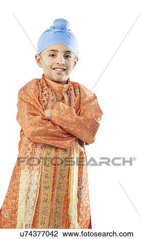 Portrait of a Sikh boy View Large Photo Image Stock Image - Portrait of a Sikh boy . Fotosearch
