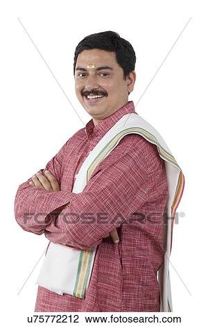 Portrait of a South Indian man View Large Photo Image Stock Image - Portrait of a South Indian man . Fotosearch