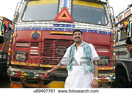 Portrait of a truck driver View Large Photo Image Stock Image - Portrait of a truck driver . Fotosearch