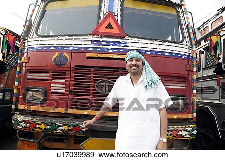 Portrait of a truck driver View Large Photo Image Stock Photo - Portrait of a truck driver . Fotosearch
