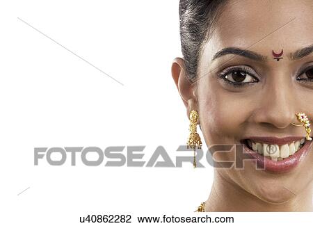 Stock Image - Portrait of a woman . Fotosearch