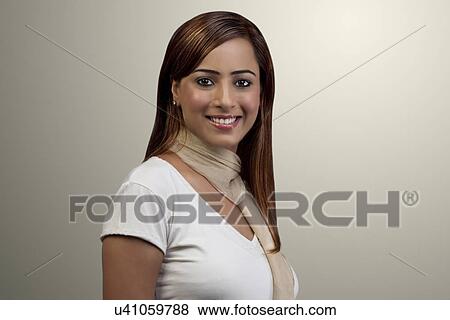 Stock Photo - Portrait of a woman . Fotosearch