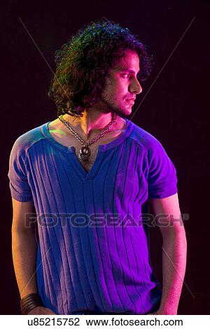 Portrait of a young man View Large Photo Image Stock Image - Portrait of a young man . Fotosearch
