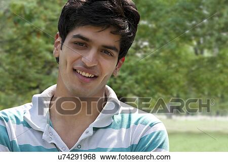 Stock Photo - Portrait of a young man . Fotosearch