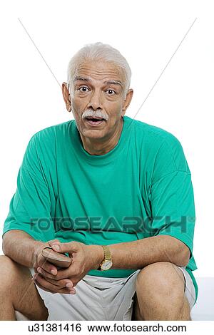 Portrait of an old man View Large Photo Image Stock Photograph - Portrait of an old man . Fotosearch