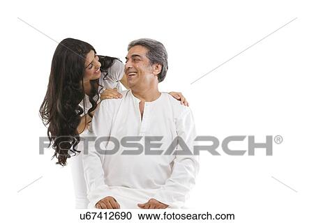 Portrait of father and daughter View Large Photo Image Stock Image - Portrait of father and daughter . Fotosearch
