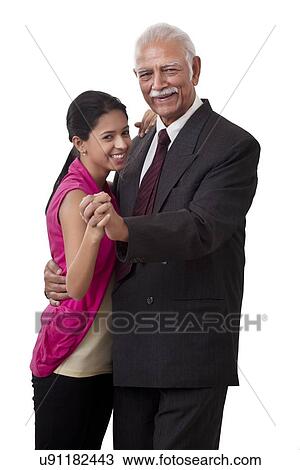 Portrait of granddaughter and grandfather View Large Photo Image Stock Image - Portrait of granddaughter and grandfather. Fotosearch