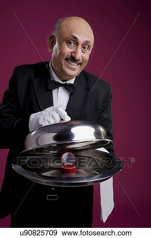 Ring in a serving platter View Large Photo Image Stock Photo - Ring in a serving platter . Fotosearch