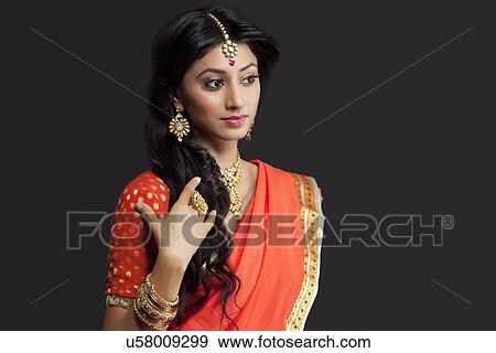Stock Photo - Side profile of a woman. Fotosearch