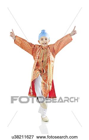 Sikh boy dancing View Large Photo Image Stock Photo - Sikh boy dancing . Fotosearch
