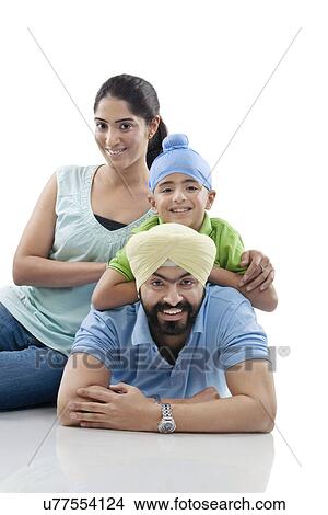Sikh family posing View Large Photo Image Picture - Sikh family posing . Fotosearch