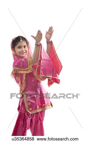 Sikh girl clapping her hands View Large Photo Image Stock Photo - Sikh girl clapping her hands . Fotosearch