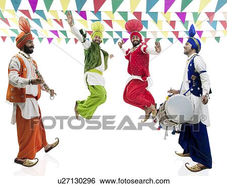 Sikh men dancing View Large Photo Image Stock Photograph - Sikh men dancing . Fotosearch