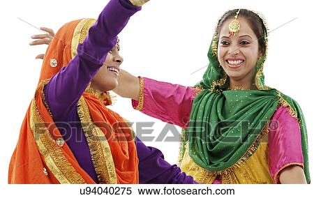 Sikh women dancing View Large Photo Image Stock Photography - Sikh women dancing . Fotosearch