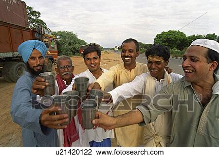 Truck drivers enjoying View Large Photo Image Stock Image - Truck drivers enjoying . Fotosearch