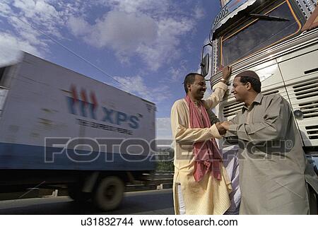 Truck drivers View Large Photo Image Picture - Truck drivers . Fotosearch
