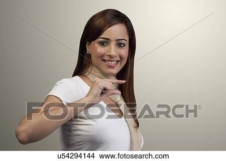 Woman gesturing View Large Photo Image Picture - Woman gesturing . Fotosearch