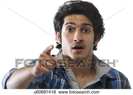 Young boy pointing View Large Photo Image Stock Photo - Young boy pointing . Fotosearch