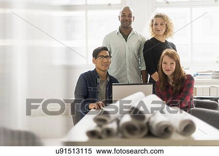 Group of business people in office View Large Photo Image Stock Photography - Group of business people in office. Fotosearch