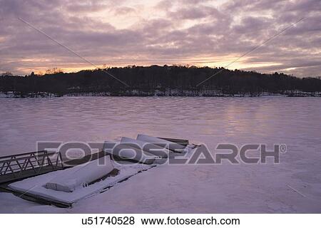 Ice covered Jamaiac Pond View Large Photo Image Stock Photo - Ice covered Jamaiac Pond. Fotosearch