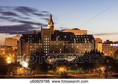 Illuminated castle at dusk View Large Photo Image Stock Photo - Illuminated castle at dusk. Fotosearch