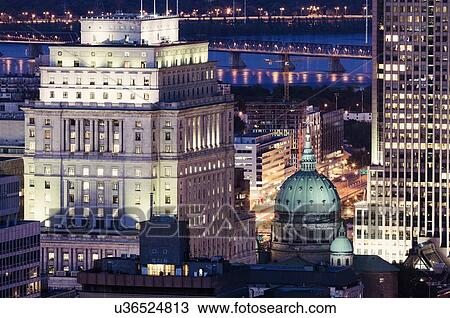 Illuminated city architecture View Large Photo Image Stock Image - Illuminated city architecture. Fotosearch